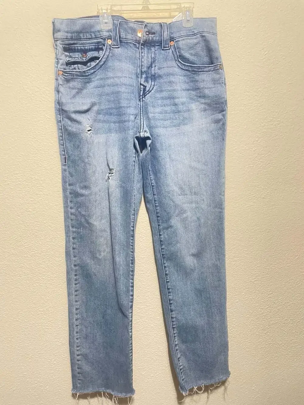 True Religion Ricki Relaxed Straight Jeans Size 32